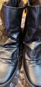Black Leather BLOWFISH Style Ankle Boots size 9